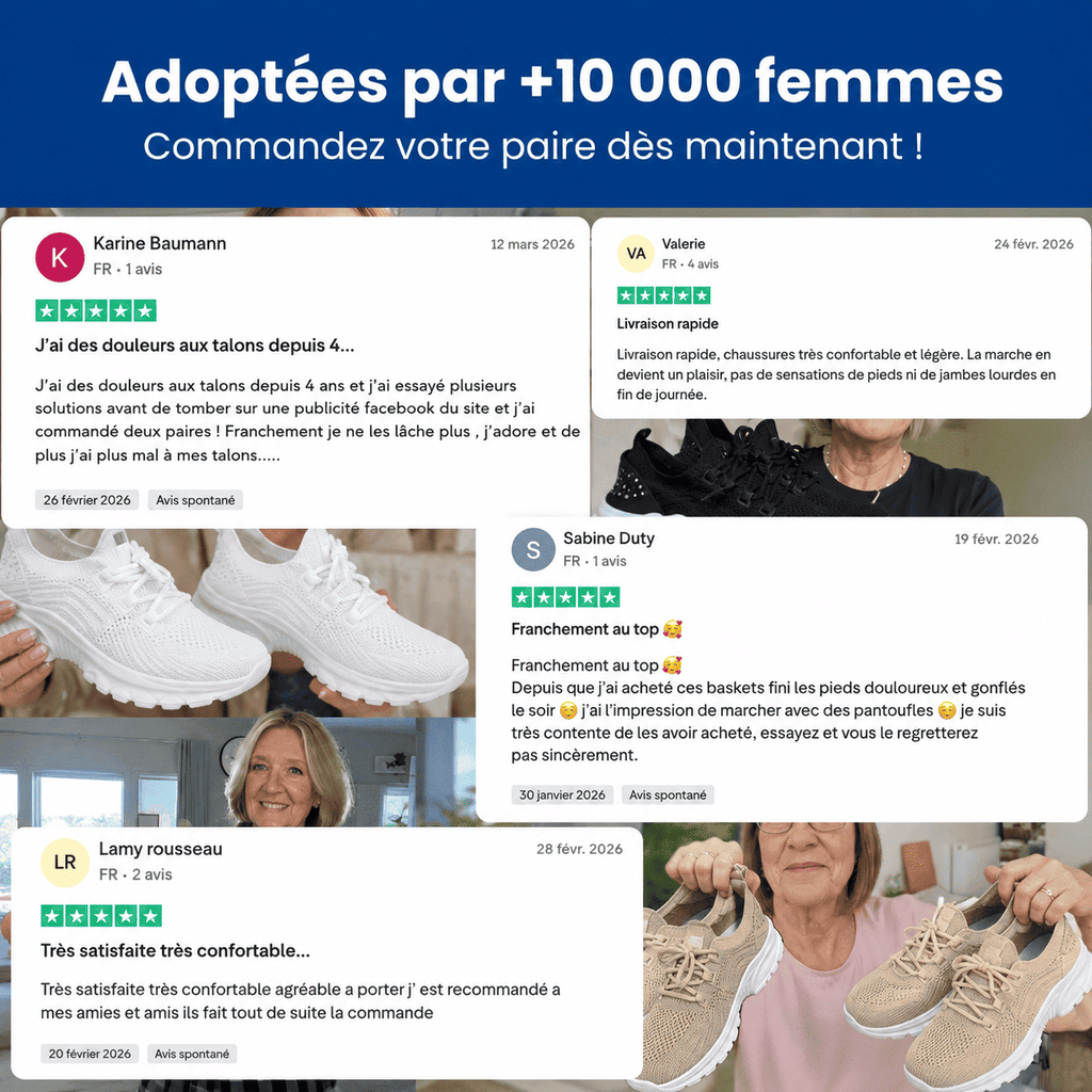 OrthoFashion™ Basket confort orthopédique femme